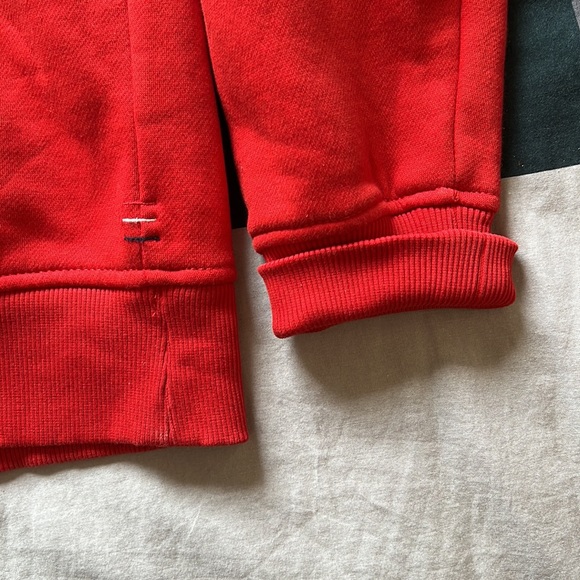 Tommy Jeans 1/4 Zip Sweater (Green/Blue/Red) - Men’s M - Picture 7 of 9